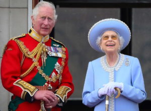 Queen Elizabeth and King Charles