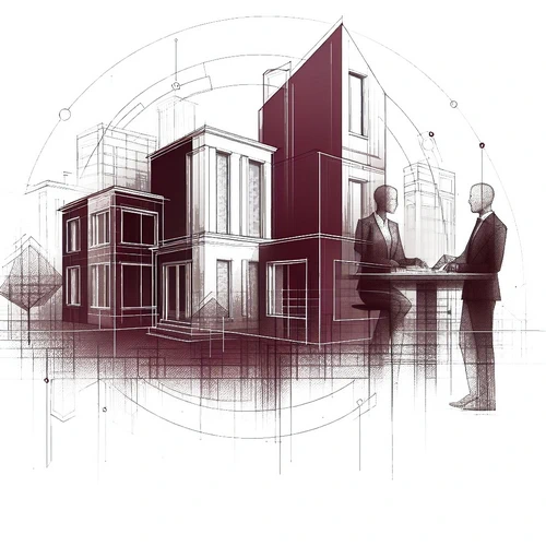 An abstract image representing a section named Your Trusted Partner in Real Estate Transactions in Real Estate Trusted Partner