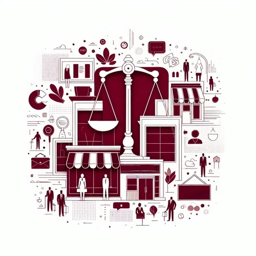 An abstract image representing business legal services offered by BeffaLaw small legal office in Oak Business Law
