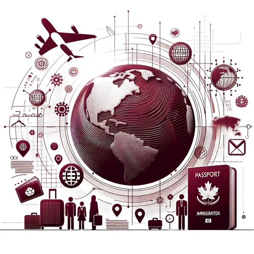 An abstract image representing immigration legal services offered by BeffaLaw small legal office in Immigration services